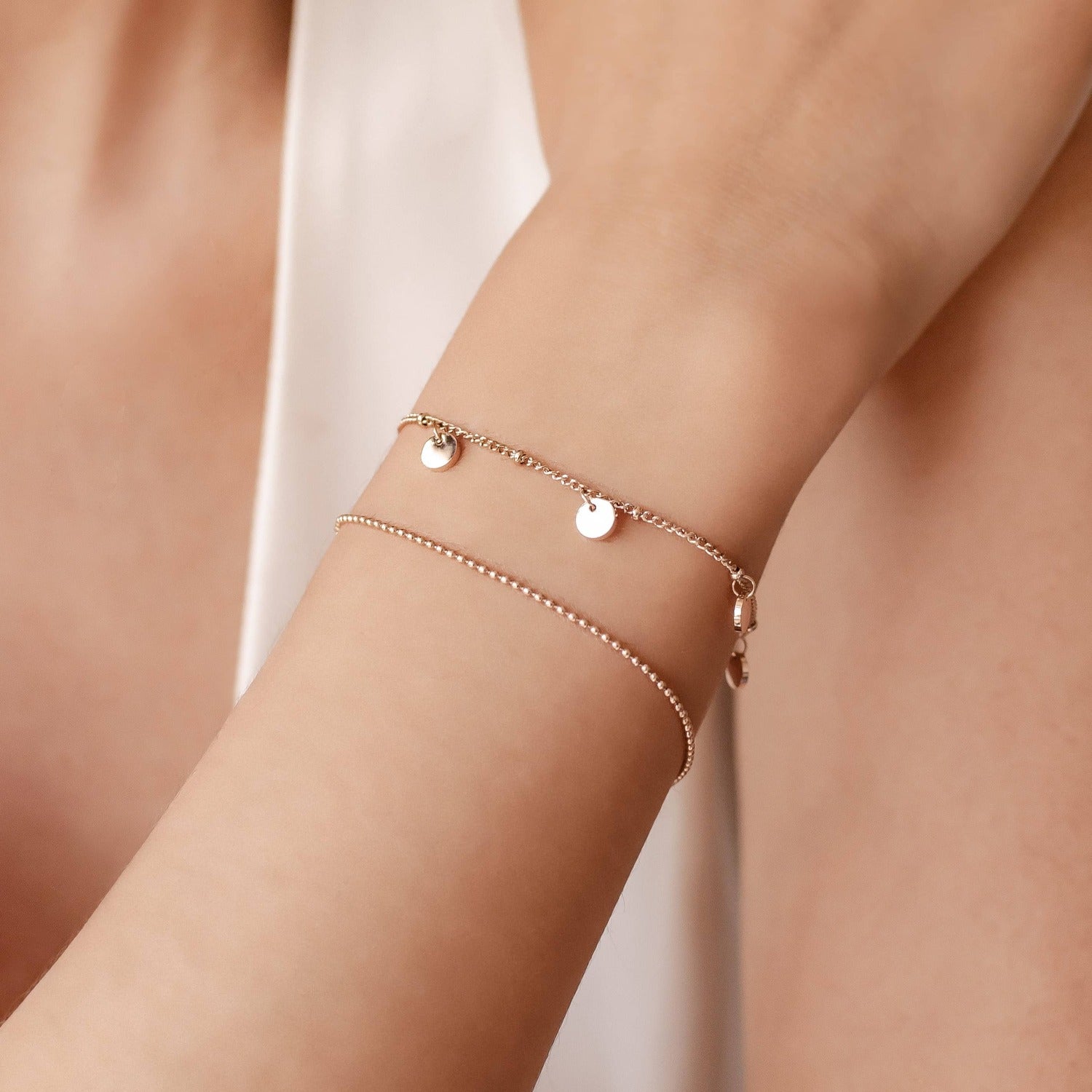 Ensemble de Bracelet de chaîne de pièce de monnaie et de barre